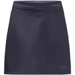 Jack Wolfskin HILLTOP TRAIL SKORT W Dámska softshellová sukňa, tmavo sivá, veľkosť