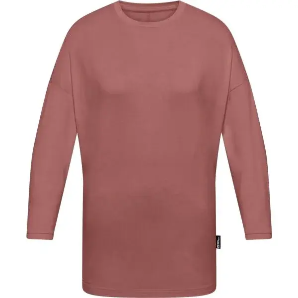 Jack Wolfskin TRAVEL 3/4 T W Dámske tričko, červená, veľkosť