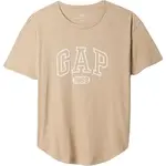 GAP FRCH SS ORGANIC VINTAGE Dámske tričko, béžová, veľkosť