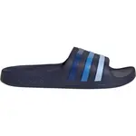 adidas ADILETTE AQUA K Detské šľapky, tmavo modrá, veľkosť 37
