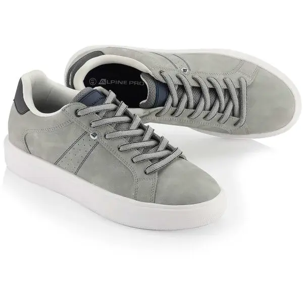 ALPINE PRO RAMONT Pánska mestská obuv, sivá, veľkosť