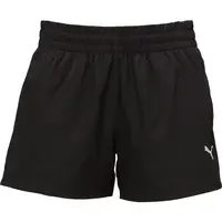 Puma ESSENTIALS 4'' WOVEN SHORTS Dámske voľnočasové kraťasy, čierna, veľkosť