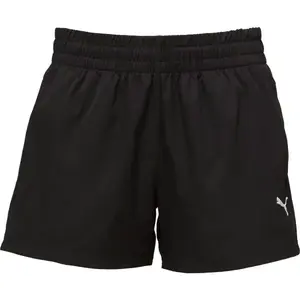 Puma ESSENTIALS 4'' WOVEN SHORTS Dámske voľnočasové kraťasy, čierna, veľkosť