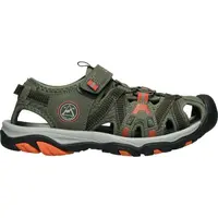 LOAP GRAFF Juniorské sandále, tmavo zelená, veľkosť