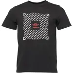 Umbro FTBL BOX GRAPHIC TEE Pánske tričko, čierna, veľkosť