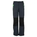 Lewro ZIKAI Detské softshellové nohavice, tmavo sivá, veľkosť 140-146