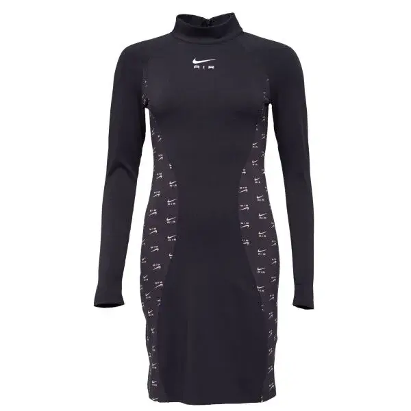 Nike NSW AIR LS DRESS Dámske šaty, čierna, veľkosť
