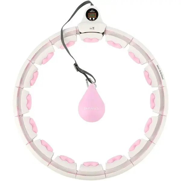 HMS HHW06 Masážna hula hop obruč so závažím, biela, veľkosť