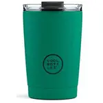 COOL BOTTLES TERMO 330 ML Nerezový termohrnček, zelená, veľkosť 330 ML