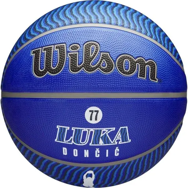 Wilson NBA PLAYER ICON OUTDOOR LUKA DONČIĆ Basketbalová lopta, modrá, veľkosť