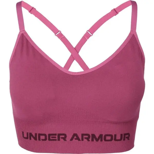 Under Armour VANISH SEAMLESS LOW Dámska podprsenka, vínová, veľkosť L