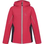 Hannah CAPRA JR Dievčenská softshellová bunda, červená, veľkosť