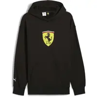 Puma FERRARI RACE BIG SHIELD HOODIE Pánska mikina, čierna, veľkosť