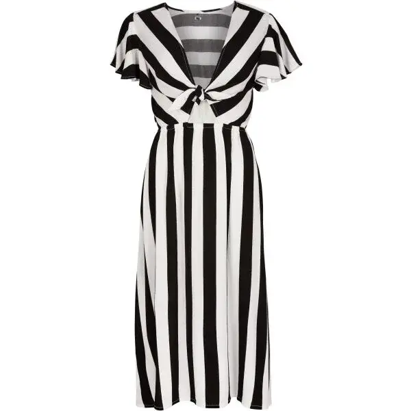 O'Neill KNOT FRONT DRESS Dámske šaty, biela, veľkosť