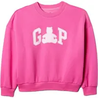 GAP LOGO CREW Dievčenská mikina, ružová, veľkosť