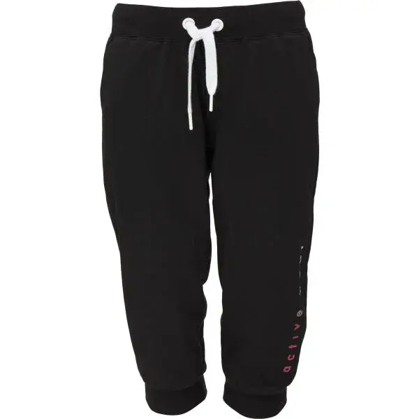 Willard ARIANI Dámske 3/4 tepláky, čierna, veľkosť