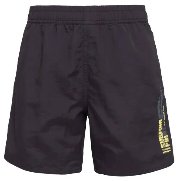 AQUOS HUDSON Chlapčenské kúpacie šortky, čierna, veľkosť 140-146