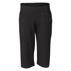 ALPINE PRO CAROZA Dámske 3/4  nohavice, čierna, veľkosť