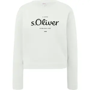s.Oliver RL SWEATSHIRT Mikina, biela, veľkosť