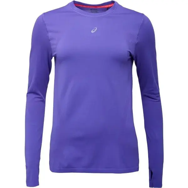 ASICS ROAD SEAMLESS LS TOP Dámske tričko s dlhým rukávom, fialová, veľkosť