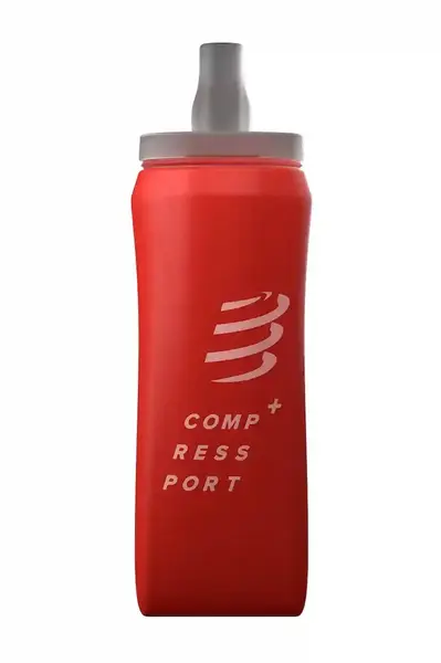 Láhev Compressport Ergoflask 500ml červená barva, CU00080B