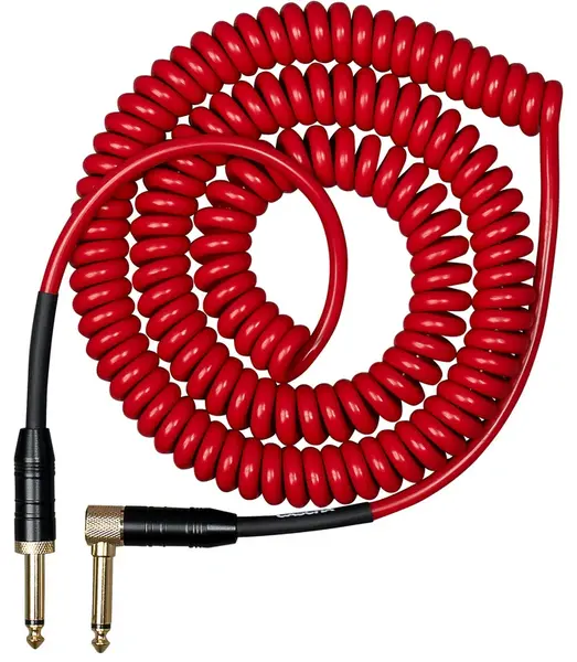 Cascha Advanced Line Guitar Cable Curly Red 6m