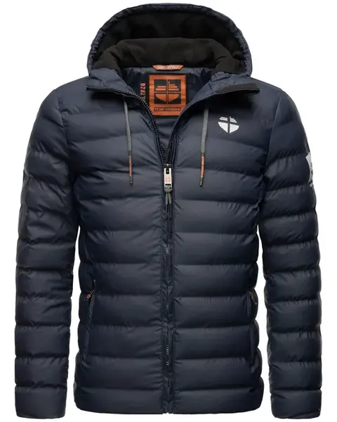 STONE HARBOUR Zimná bunda 'Zaharoo'  námornícka modrá / biela