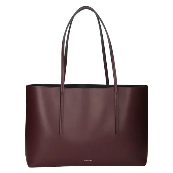Dámska kabelka Calvin Klein Fabine - tmavo hnedá