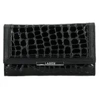 Dámská kožená peněženka Lagen Ania - černá