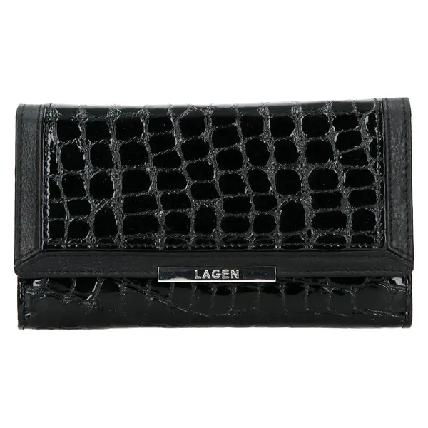 Dámská kožená peněženka Lagen Ania - černá