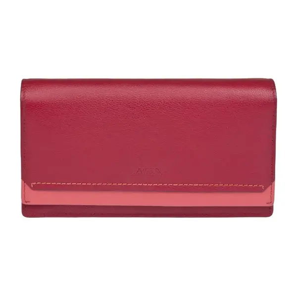 Dámská kožená peněženka Lagen Nikol - červená