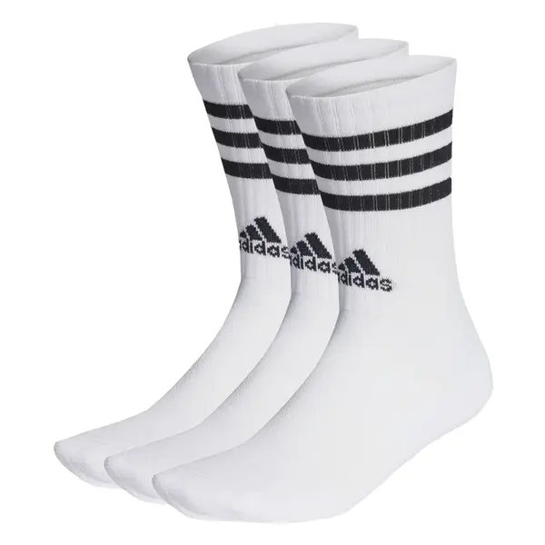 adidas 3-Stripes Cushioned Crew Socks 3 Pairs S