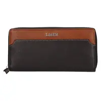 Dámská kožená peněženka Lagen Marthes - černo-hnědá