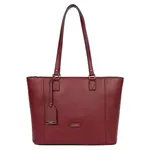 Dámská elegantní kabelka Hexagona Jánes - tmavě červená