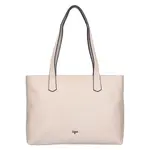 Dámská kožená kabelka Lagen Mille - krémová