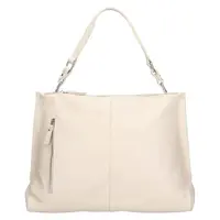 Dámská kožená kabelka Italia Gweny - béžová