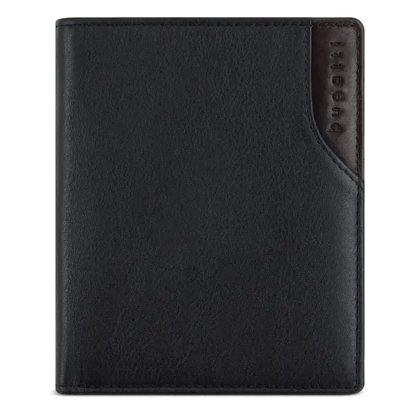 Pánská kožená peněženka Bugatti Lorzo - černá