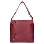 Dámska kožená kabelka Facebag Filonna - vínová