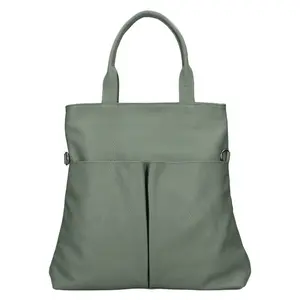 Dámska kožená kabelka Italia Ghita - zelená