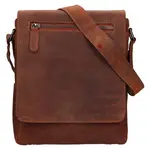 Pánska kožená taška cez rameno Greenwood Matthew - hnedá