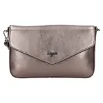 Dámská kožená crossbody kabelka Lagen Rikke - stříbrná