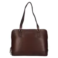 Dámská kožená kabelka na notebook The Chesterfield Brand Selvino - hnědá