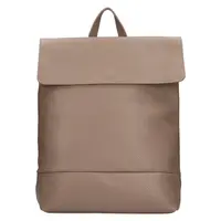 Dámsky kožený batoh Italia Jenny - tmavo béžová