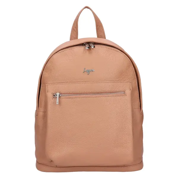 Dámsky kožený batoh Lagen Elvea - staroružová