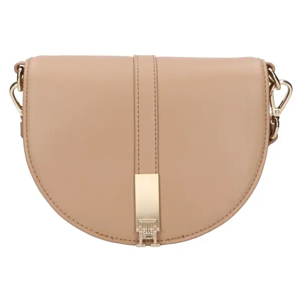 Dámska crossbody kabelka Tommy Hilfiger Lina - tmavo béžová