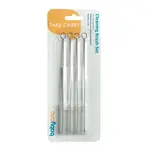 BABYONO Kefky na čistenie slamiek, 4ks