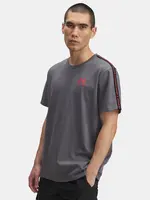 Pánské tričko Under Armour UA Icon HWT Tee Taping-GRY - Pánské
