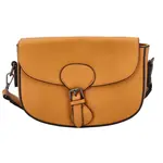 Trendová koženková crossbody Atlay, žlutá
