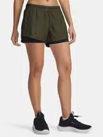 Under Armour Tech Play Up 2in1 Shorts-GRN - Women's Shorts