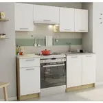 Kuchyňský blok Irma, dub artisan/bílá